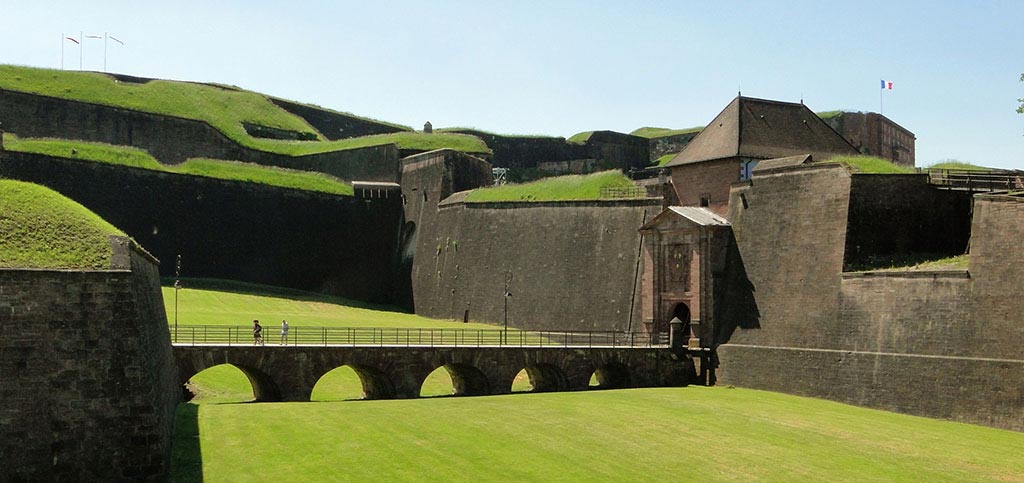 la citadelle fortifiée Vauban de Belfort